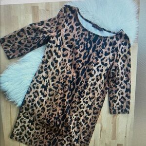 {The Limited} Animal Print Sheath Dress